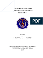Distribusi Beta PDF