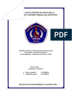 Distribusi Uniform Kontinu PDF