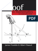 Proof in Mathematics - An Introd - Albert Daoud