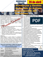 Seminario Lavado de Activo ABR2019