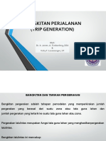 Contoh Perhitungan Trip Distribution