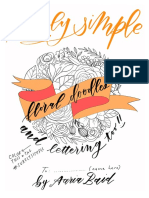 Surelysimple Floral Doodles Worksheet Nov