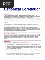 Canonical Correlation PDF