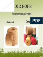 Types of Coir Rope: Curled and Yarn