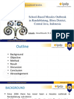 School-Based Measles Outbreak in Randublatung, Blora District, Central Java, Indonesia