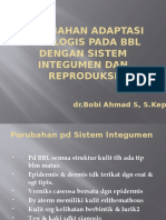 BBL Perubahan Adaptasi Fisiologi Pada BBL Dengan Sistem Integumen Dan Reproduksi