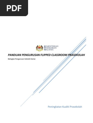 Panduan Pengurusan Flipped Classroom Prasekolah Pdf