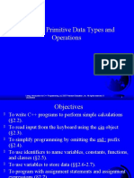 Chapter 2 Primitive Data Types and Operations