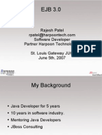 Rajesh Patel Software Developer Partner Harpoon Technologies St. Louis Gateway JUG June 5th, 2007