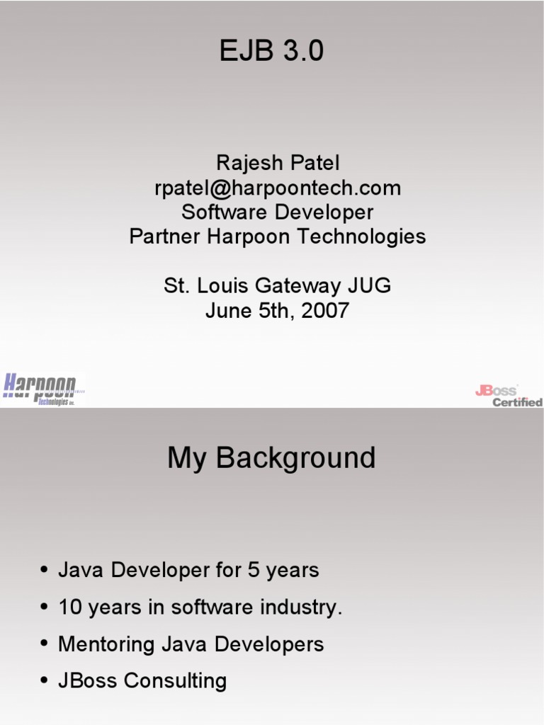 EJB 3.0 Overview and Features Guide | PDF