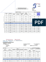 Tabla Resumida para Cálculo Hidráulico de Atarjeas