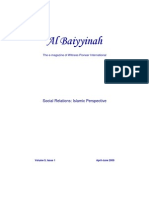 Social Relations (Islamic Perspective)