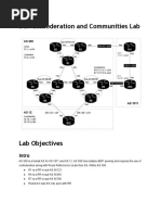 BGP Confederation and Communities Labb 