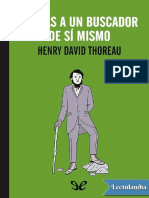 Cartas A Un Buscador de Si Mismo - Henry David Thoreau PDF