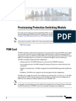 Provisioning Protection Switching Module: PSM Card