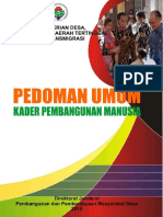 Pedoman Umum Kader Pembangunan Manusia - FINAL UPDATE PDF