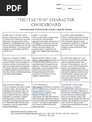 Choice Board