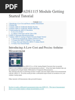 Arduino ADS1115 Module Getting Started Tutorial