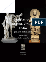 El significado de La filosofía. Grecia e India