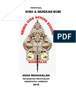 Proposal Grebeg Suro Desa Wonosalam 2018