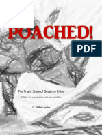 Poached!: The Tragic Story of Geza The Rhino