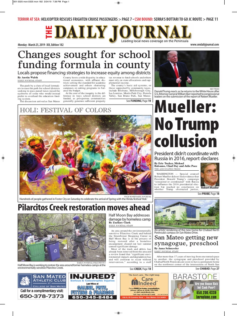 San Mateo Daily Journal 03 25 19 Edition PDF