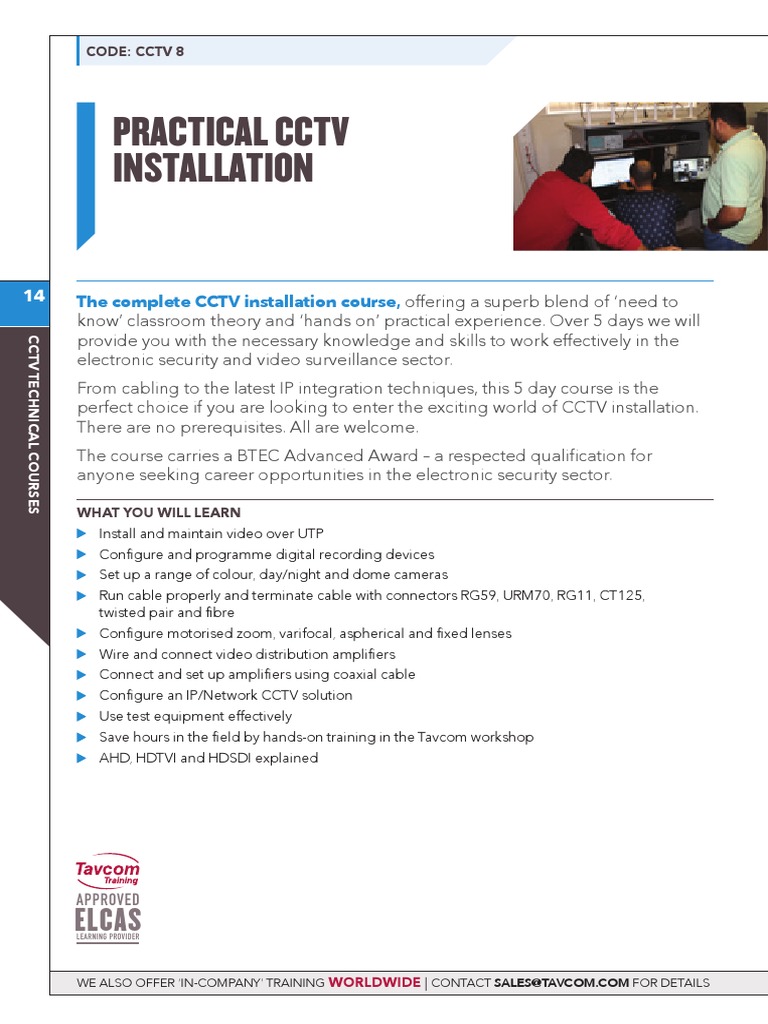 CCTV8 PDF | PDF | Closed Circuit Television | Cable Television