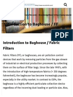 Introduction To Baghouse / Fabric Filters