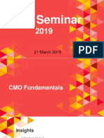 CMO Seminar: 21 March 2019