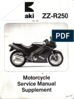 Kawasaki ZZR250 '90-96 Supplementary Service Manual PDF