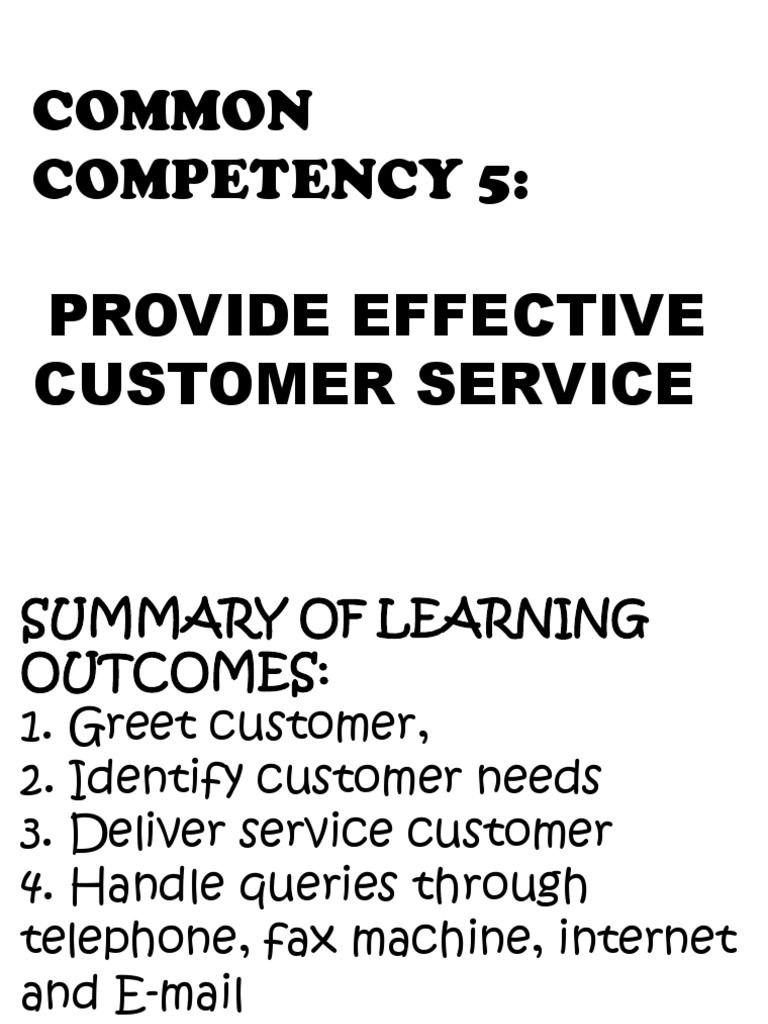 Provide Effective Customer Service PDF Nonverbal Communication Communication