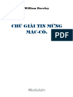 Chú Giải Tin Mừng Mark - William Barclay