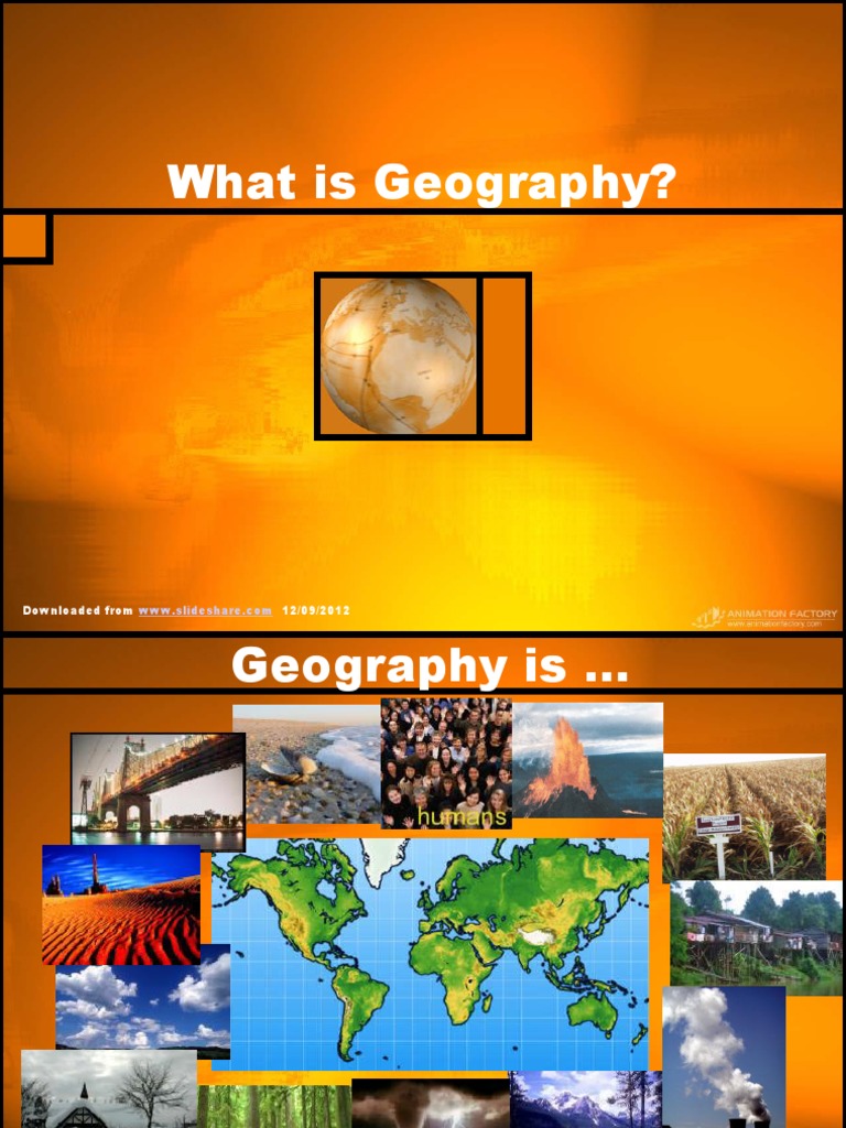 Introduction To Geography PDF Geography Cognitive Science