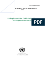 An Implementation Guide To The Clean Development Mechanism: United Nations Conference On Trade and Development Geneva