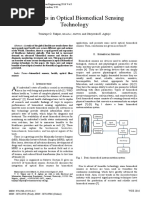 Advances in Optical Biomedical Sensing Technology: Temitope O. Takpor, Member, IAENG, and Oboyerulu E. Agboje