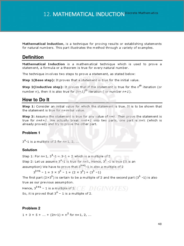 Dms Notes Pdf Pdf Recurrence Relation Argument