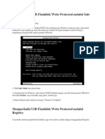 Memperbaiki USB Flashdisk Write Protected Melalui Safe Mode