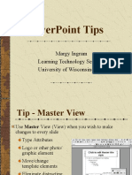 Powerpoint Tips: Margy Ingram Learning Technology Services University of Wisconsin-Stout