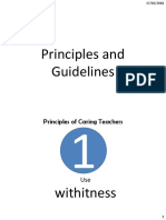 Principles of Caring Teachers