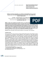 Effect of Polyaniline As A Surface Modifier of TiO2 Nanoparticles