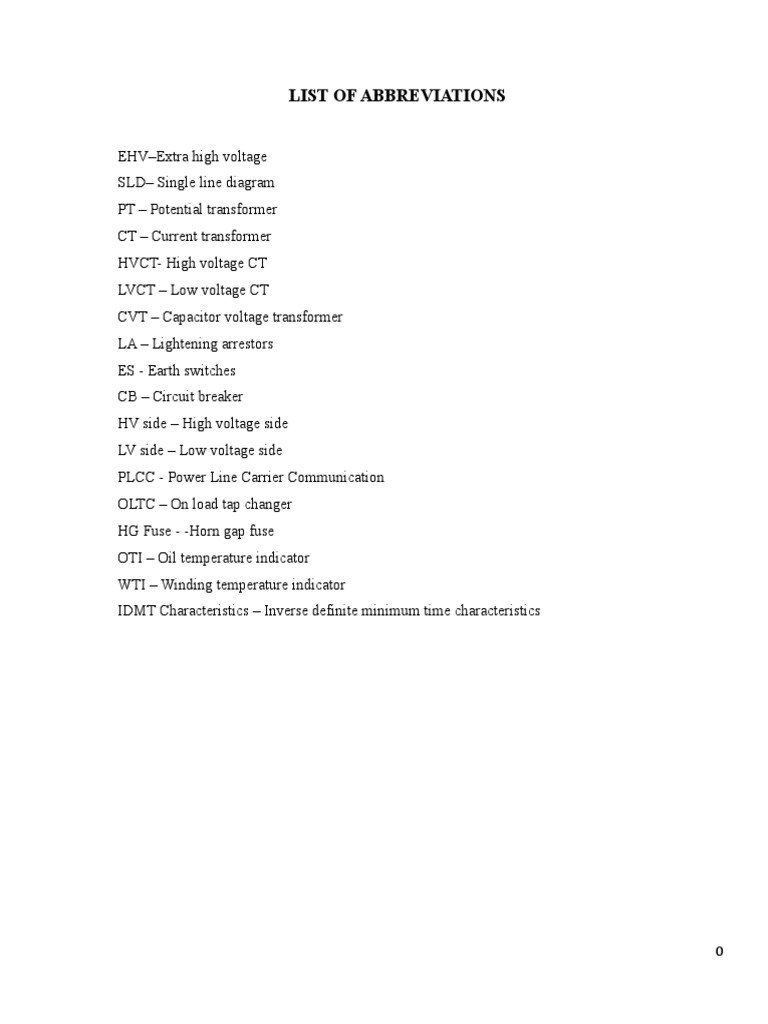Electrical Abbreviations and Symbols | PDF | Electrical Substation ...