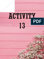 Activity 13