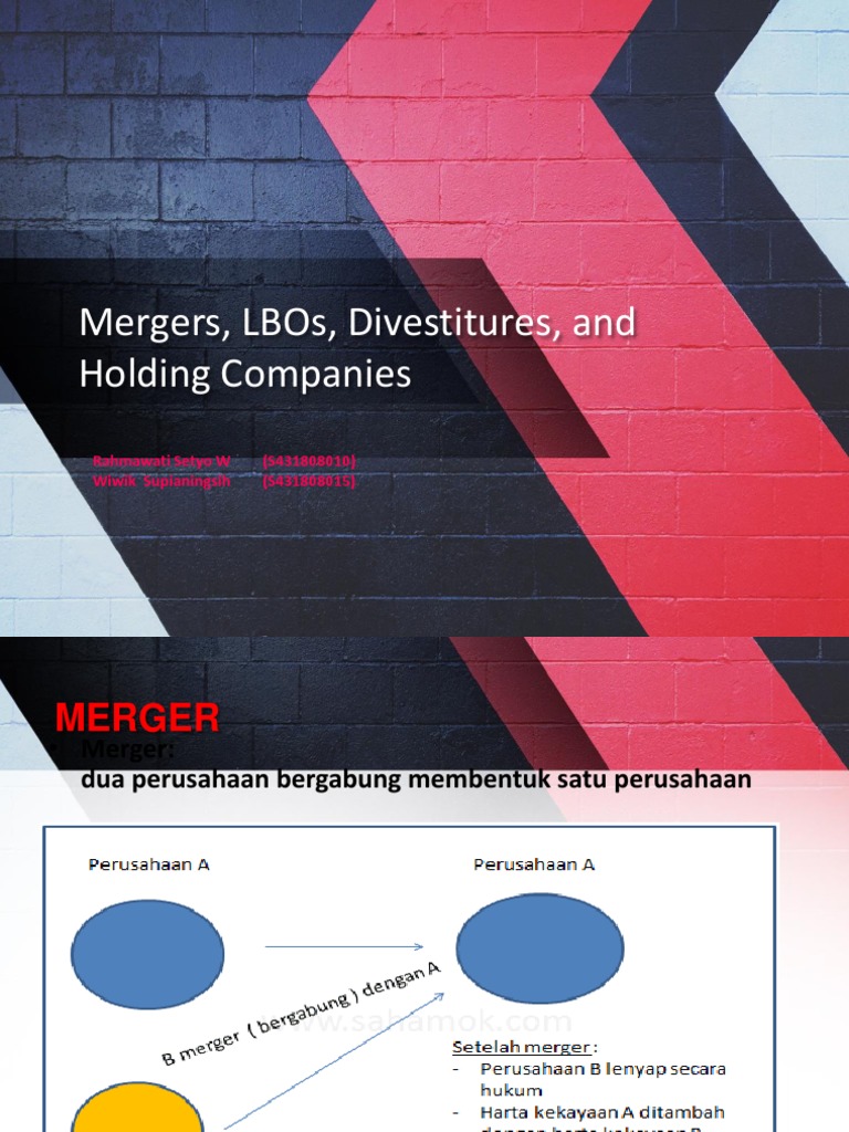 Mergers, LBOs, Divestitures, and Holding | PDF
