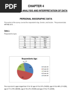 Presentation, Analysis and Interpretation of Data: Table 1