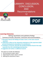 12. Summary, Discussion, Conclusion Masters Dec 2017