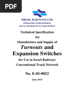 Technical Specification Turnouts and Expansion Switches - 0 PDF