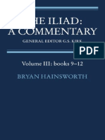 Bryan HainsworthThe Iliad A Commentary PDF