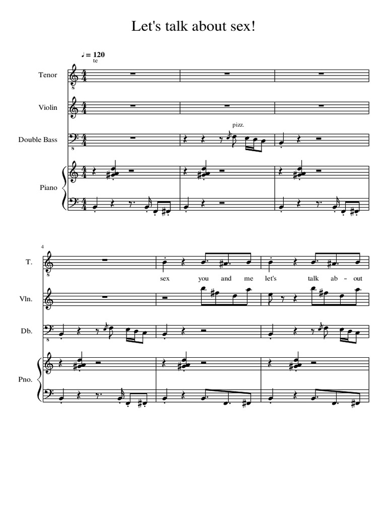 Let's Talk About Sex! | PDF | Classical Music | Musical Compositions