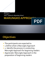 Marungko Approach