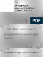 Kajian Antropologi Suku Jawa